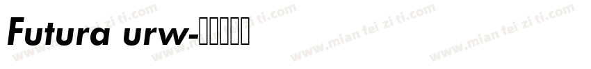 Futura urw字体转换